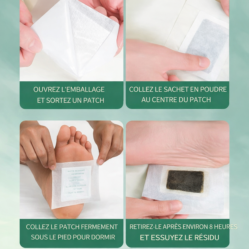 Patchs Détox – Purifiez Votre Corps en Dormant (3 boites - 30 Patchs)