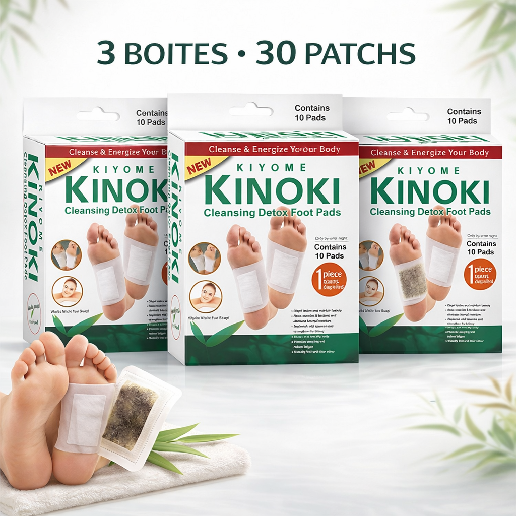 Patchs Détox – Purifiez Votre Corps en Dormant (3 boites - 30 Patchs)