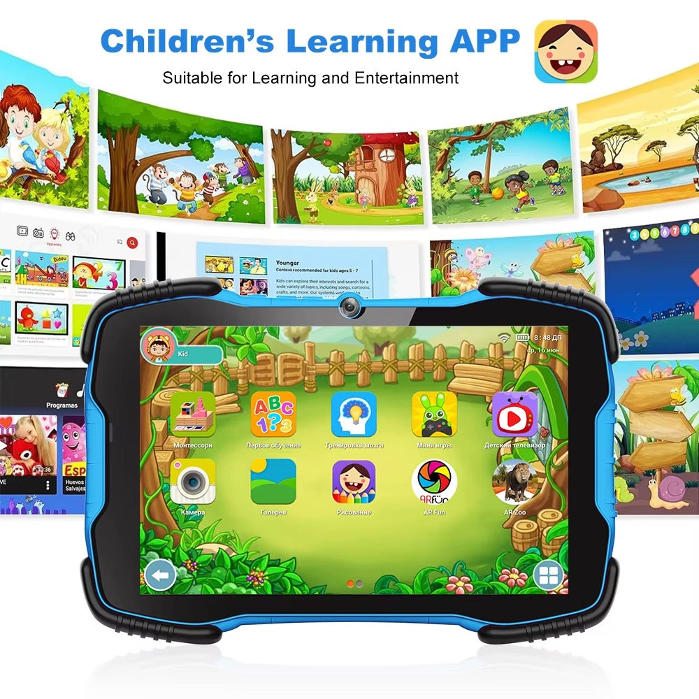 Tablette Éducative Ultra-Robuste pour Enfants – Le Cadeau Parfait de Noël !