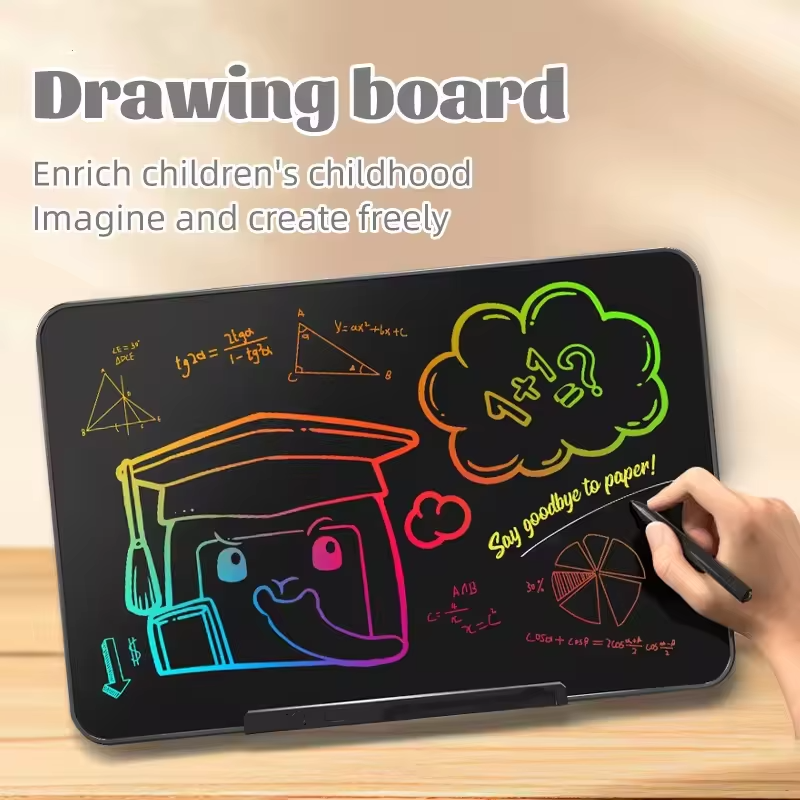 Tablette d'Écriture LCD 20 pouces – Écran Arc-en-Ciel | Rechargeable & Ultra Large