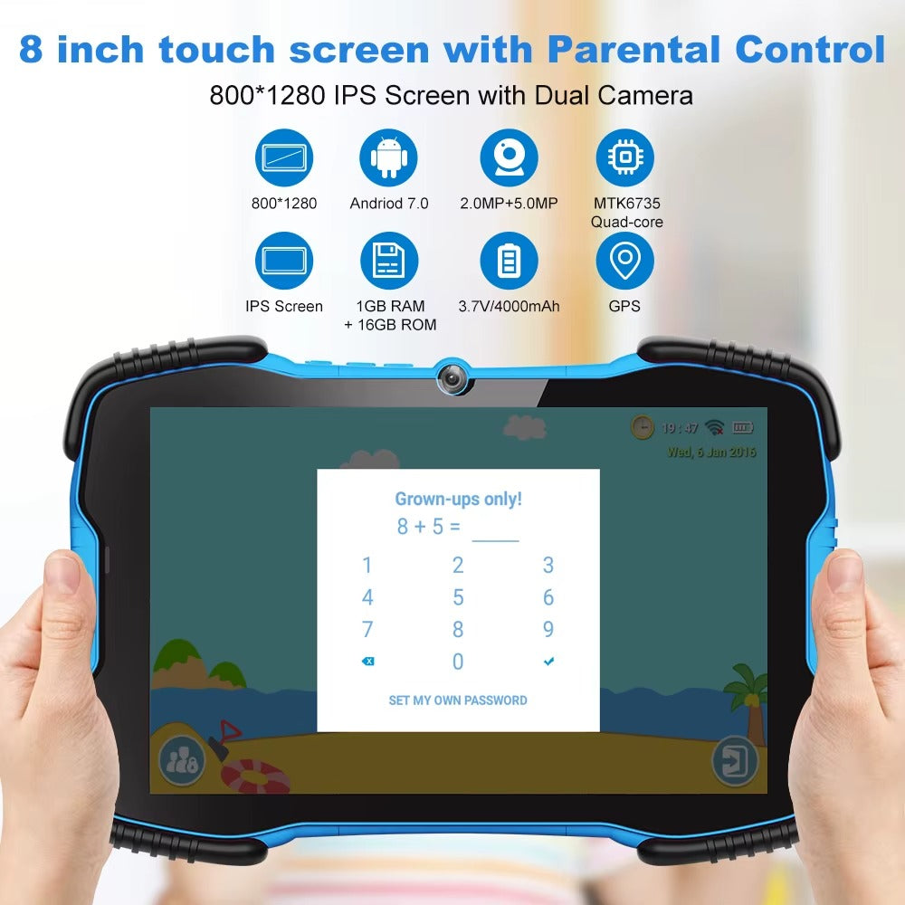 Tablette Éducative Ultra-Robuste pour Enfants – Le Cadeau Parfait de Noël !